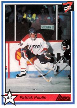 1990-91 7th Inning Sketch QMJHL #1 Patrick Poulin Front