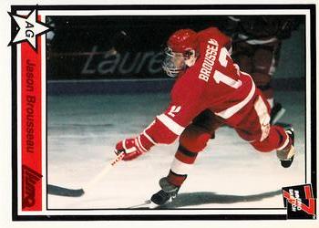 1990-91 7th Inning Sketch QMJHL #57 Jason Brousseau Front