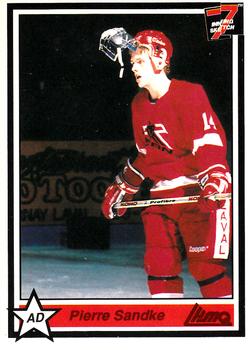 1990-91 7th Inning Sketch QMJHL #58 Pierre Sandke Front