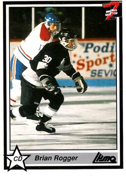 1990-91 7th Inning Sketch QMJHL #154 Brian Rogger Front
