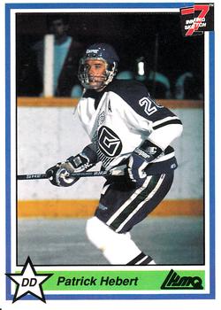 1990-91 7th Inning Sketch QMJHL #195 Patrick Hebert Front