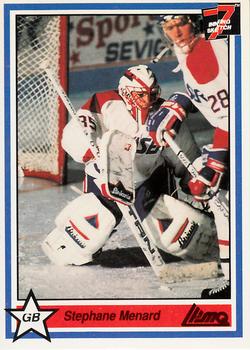 1990-91 7th Inning Sketch QMJHL #235 Stephane Menard Front