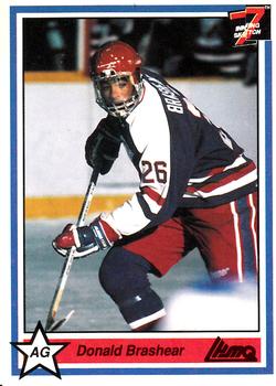 1990-91 7th Inning Sketch QMJHL #245 Donald Brashear Front