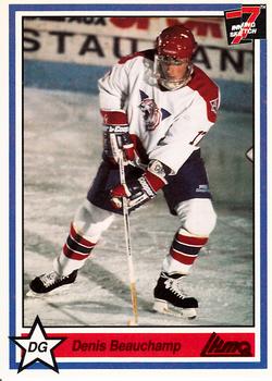 1990-91 7th Inning Sketch QMJHL #262 Denis Beauchamp Front