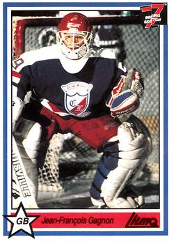 1990-91 7th Inning Sketch QMJHL #263 Jean-Francois Gagnon Front