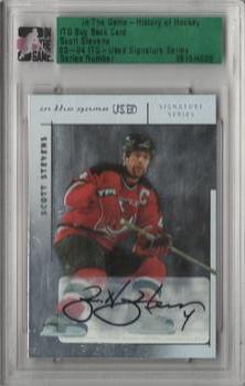 2012-13 In The Game The History of Hockey - In the Game Buybacks #3515 Scott Stevens Front