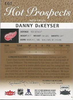 2013-14 Fleer Showcase #161 Danny DeKeyser Back