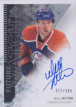 2013-14 SP Authentic #311 Will Acton Front
