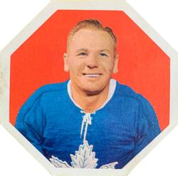 1961-62 York Peanut Butter (Yellow Back) #8 Johnny Bower Front