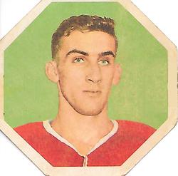 1961-62 York Peanut Butter (Yellow Back) #40 Lou Fontinato Front