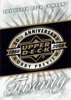 2008-09 Ultra #NNO Upper Deck Hobby Preview Front