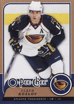 2008-09 O-Pee-Chee #17 Slava Kozlov Front