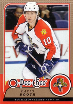 2008-09 O-Pee-Chee #180 David Booth Front