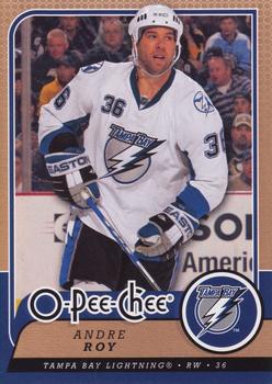 2008-09 O-Pee-Chee #222 Andre Roy Front