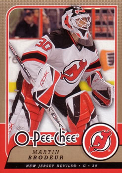 2008-09 O-Pee-Chee #227 Martin Brodeur Front