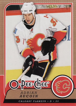 2008-09 O-Pee-Chee #255 Adrian Aucoin Front