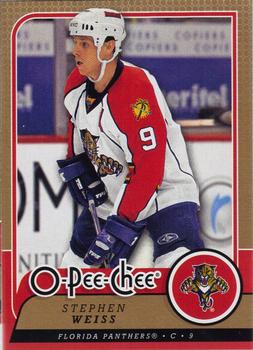 2008-09 O-Pee-Chee #328 Stephen Weiss Front