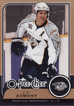 2008-09 O-Pee-Chee #380 J.P. Dumont Front
