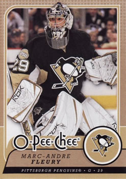 2008-09 O-Pee-Chee #416 Marc-Andre Fleury Front