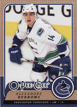 2008-09 O-Pee-Chee #450 Alexandre Burrows Front