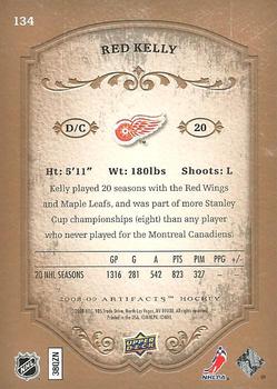 2008-09 Upper Deck Artifacts #134 Red Kelly Back