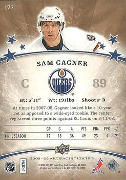 2008-09 Upper Deck Artifacts #177 Sam Gagner Back