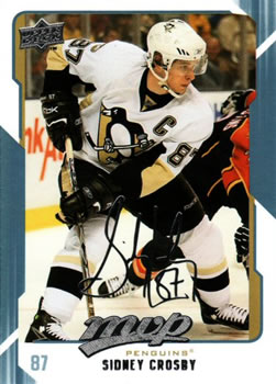 2008-09 Upper Deck MVP #231 Sidney Crosby Front