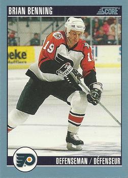 1992-93 Score Canadian #133 Brian Benning Front