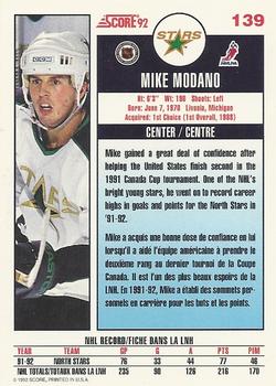 1992-93 Pro Set Mike Modano Minnesota North Stars #76