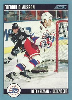 1992-93 Score Canadian #13 Fredrik Olausson Front
