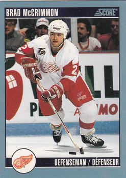 1992-93 Score Canadian #141 Brad McCrimmon Front