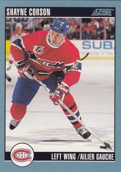 1992-93 Score Canadian #158 Shayne Corson Front