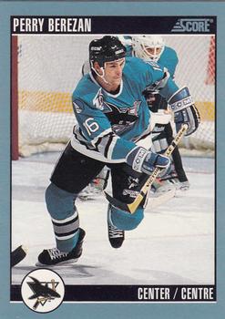 1992-93 Score Canadian #169 Perry Berezan Front
