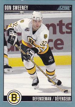 1992-93 Score Canadian #186 Don Sweeney Front