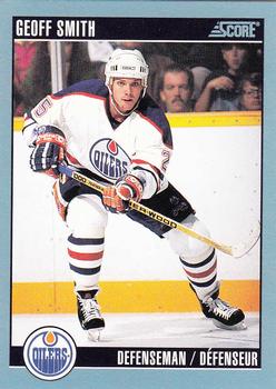 1992-93 Score Canadian #192 Geoff Smith Front