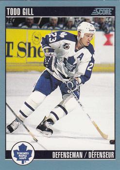 1992-93 Score Canadian #196 Todd Gill Front