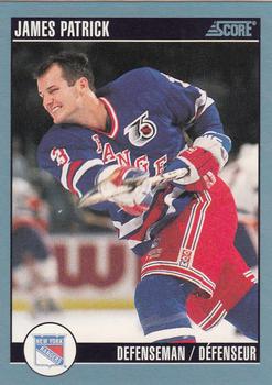 1992-93 Score Canadian #203 James Patrick Front