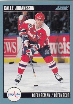 1992-93 Score Canadian #209 Calle Johansson Front