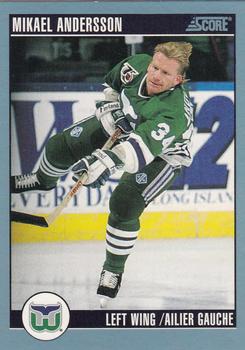 1992-93 Score Canadian #215 Mikael Andersson Front