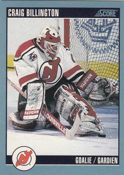 1992-93 Score Canadian #228 Craig Billington Front