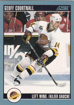 1992-93 Score Canadian #234 Geoff Courtnall Front