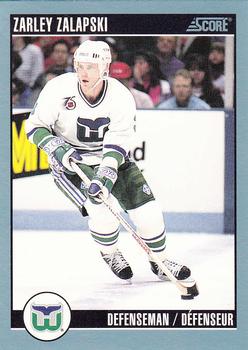 1992-93 Score Canadian #238 Zarley Zalapski Front