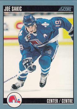 1992-93 Score Canadian #240 Joe Sakic Front