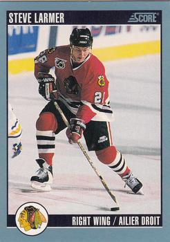 1992-93 Score Canadian #266 Steve Larmer Front