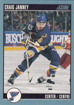 1992-93 Score Canadian #285 Craig Janney Front