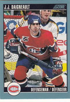 1992-93 Score Canadian #311 J.J. Daigneault Front
