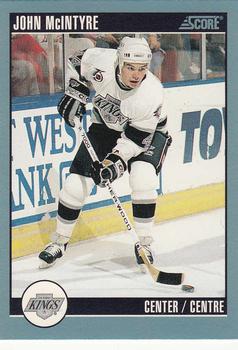 1992-93 Score Canadian #347 John McIntyre Front