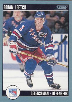 1992-93 Score Canadian #375 Brian Leetch Front
