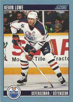 1992-93 Score Canadian #39 Kevin Lowe Front