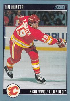 1992-93 Score Canadian #403 Tim Hunter Front